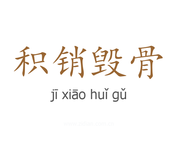 积销毁骨