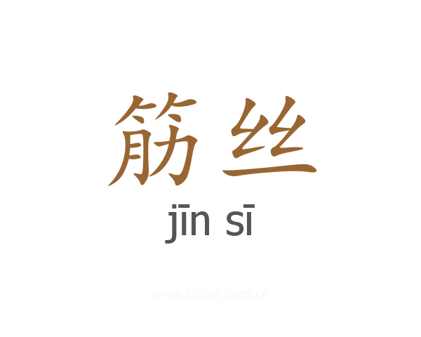 筋丝