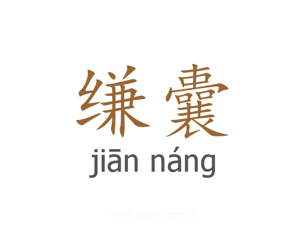 缣囊