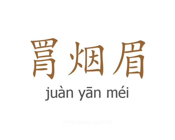 罥烟眉