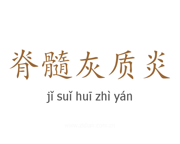 脊髓灰质炎