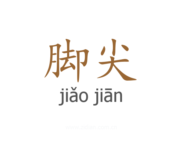 脚尖