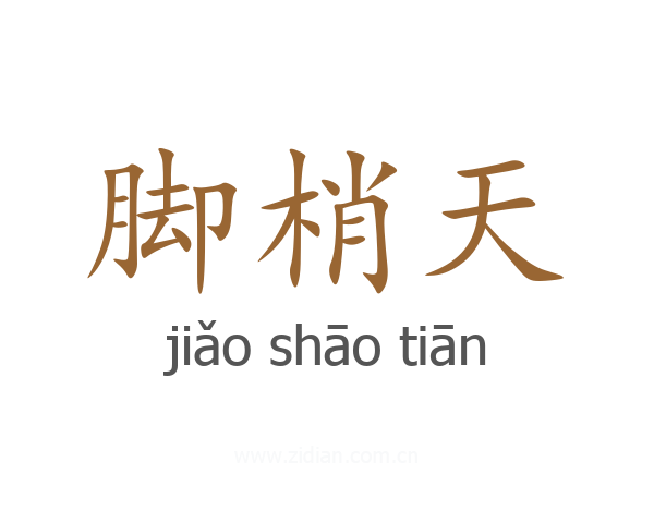 脚梢天