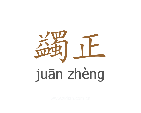 蠲正
