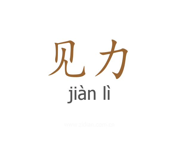 见力
