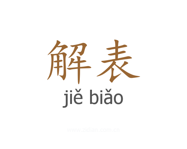 解表