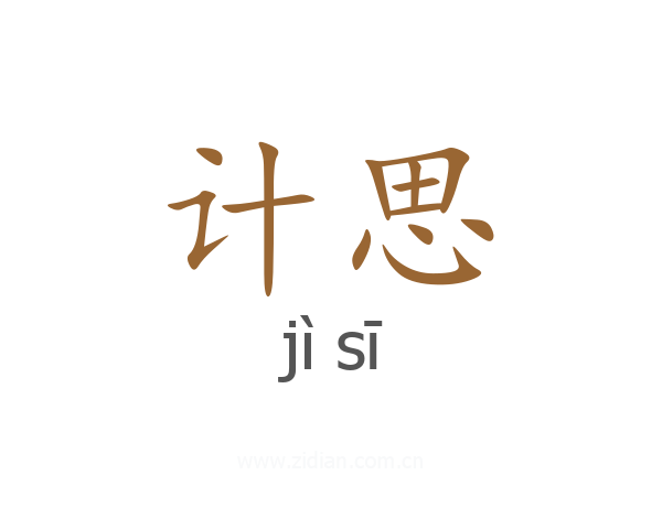 计思