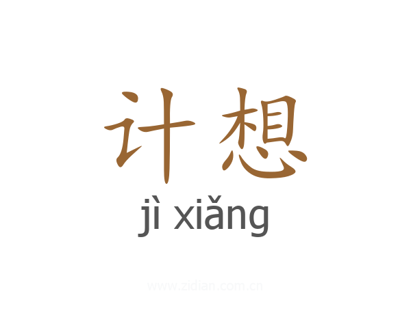 计想