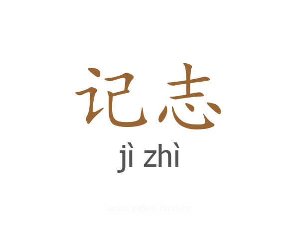 记志