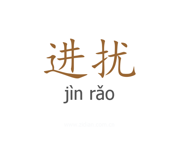 进扰