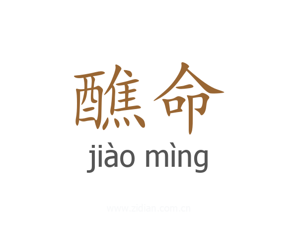 醮命