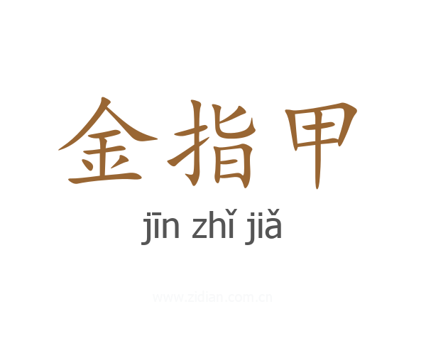 金指甲
