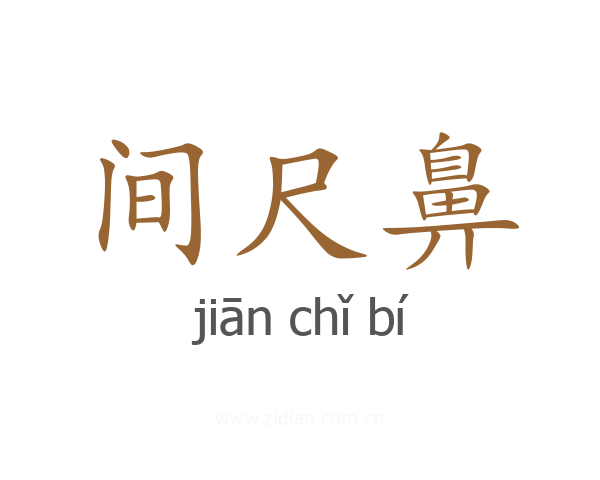 间尺鼻