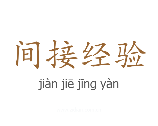 间接经验