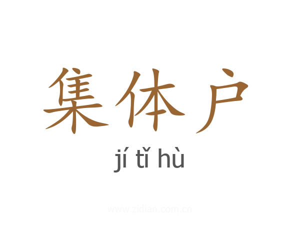 集体户