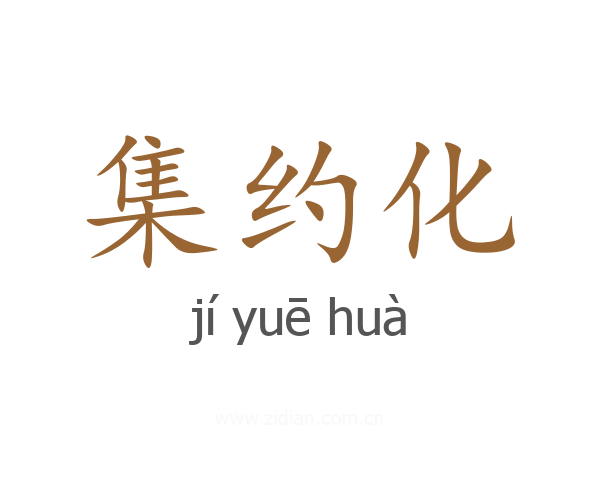集约化