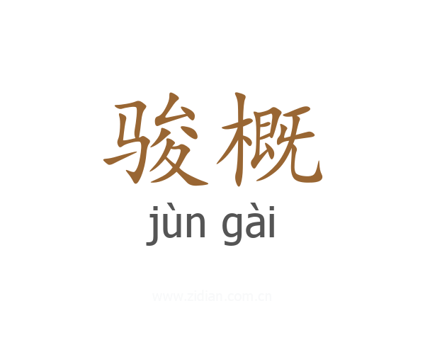 骏概