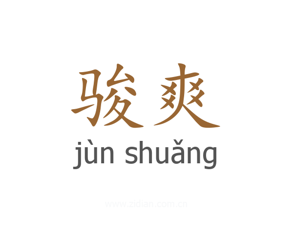 骏爽