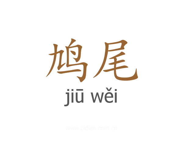 鸠尾