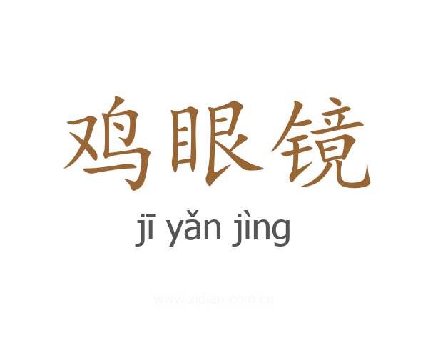 鸡眼镜