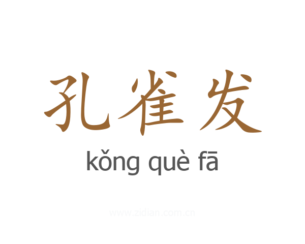 孔雀发
