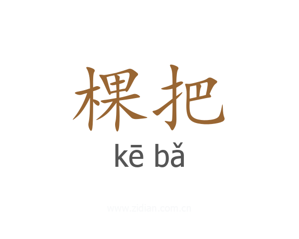 棵把