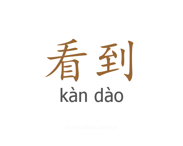 看到