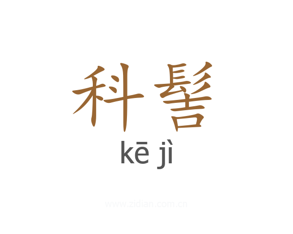 科髻