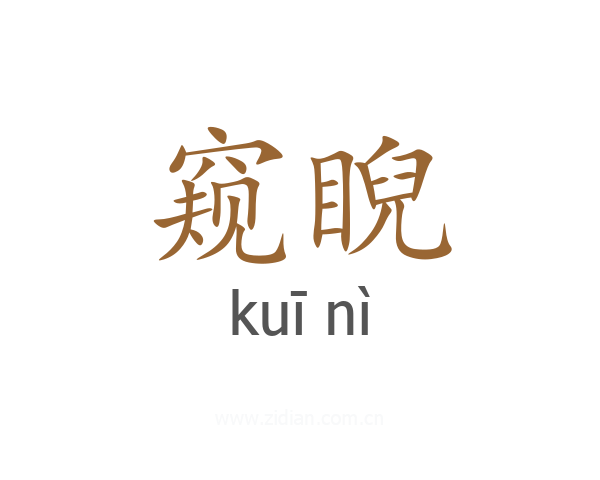 窥睨