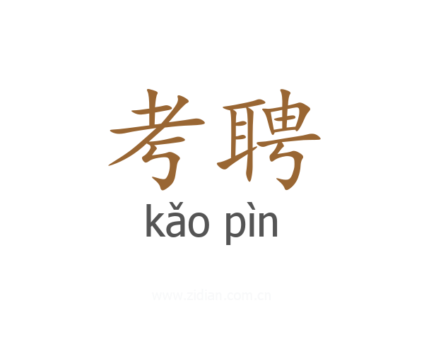 考聘