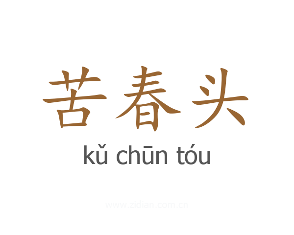 苦春头