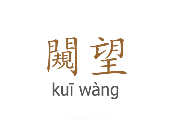 闚望