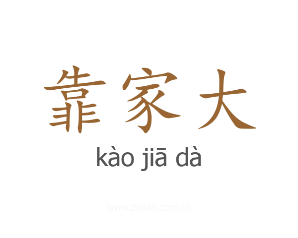 靠家大