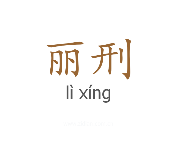 丽刑