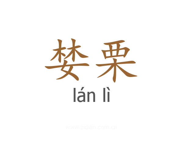 婪栗