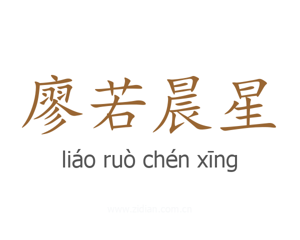 廖若晨星