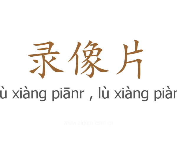 录像片