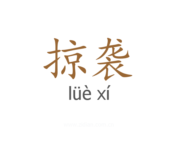 掠袭