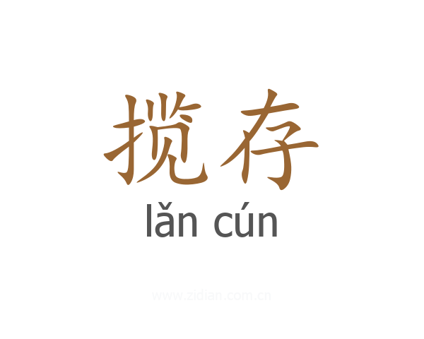揽存