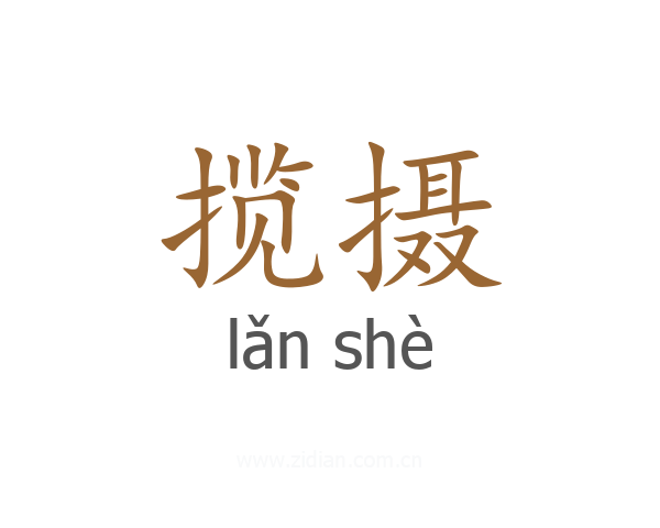 揽摄