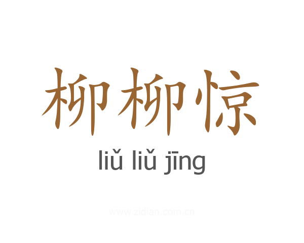 柳柳惊