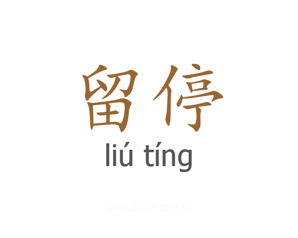 留停