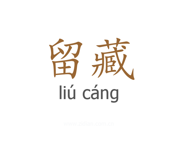 留藏