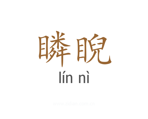 瞵睨