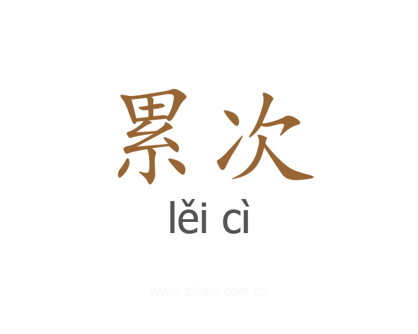 累次