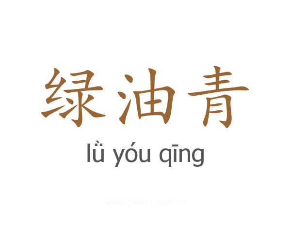 绿油青