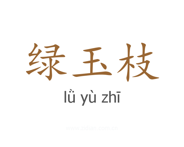 绿玉枝