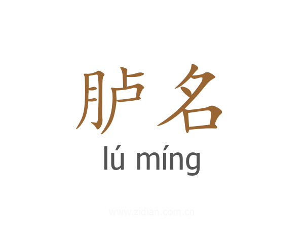 胪名