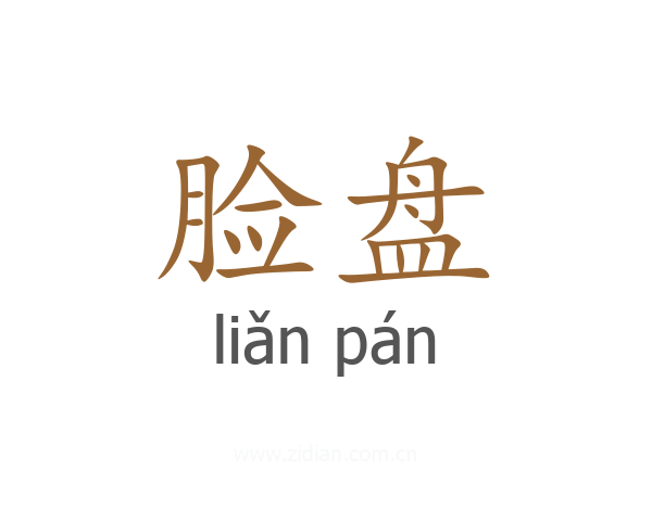 脸盘