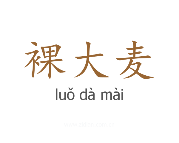 裸大麦